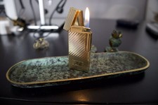Sarome Gasfeuerzeug Gold