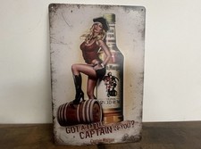 Blechschild Whisky CAPTAIN