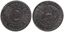 Deutschland - Magistrat Schneidemühl 2 Pfennig 1920 - Notgeld Kleingeldersatz