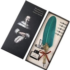 Feder mit tinte antike - feder,