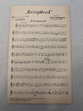 Notenblatt für Trompete, Der schönste Platz / Rezeptleed, Verlag Toni Steingass