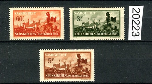 Saargebiet 168 170 - saargebiet, 168-170