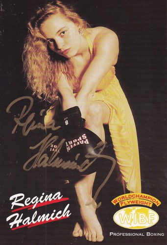 Autogramm regina halmich - -regina,