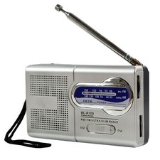 Aktives tragbares Radio AM/FM, 2AA batteriebetrieben mit Empfang über große Re