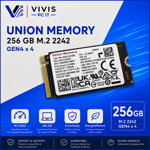 Union memory 256gb 2242 - union,
