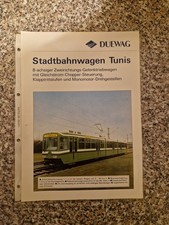 Prospekts Heft Düwag Duewag