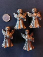 4 Messing Engel Kerzenhalter