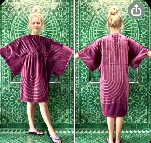Handmade frottee unikat kleid - handmade,