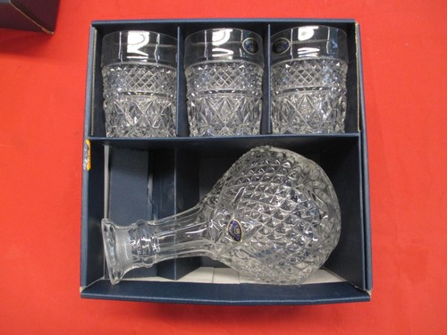 Bohemia crystal whisky set - bohemia,