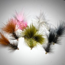 10x Woolly Bugger Fliegen Set