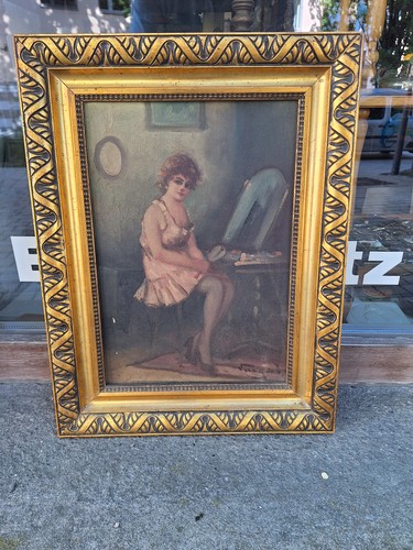 Frau dame schminktisch - frau,