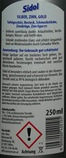 SIDOL Silber Zinn Gold 250ml
