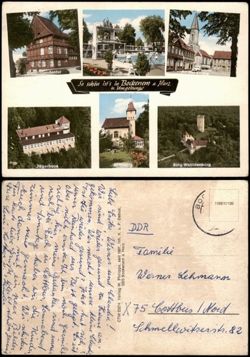 Ansichtskarte bockenem - ansichtskarte,