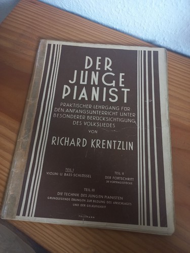 Altes antikes notenbuch rich - notenbuch,