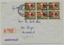 Dänemark 1970 Ersttagsbrief Sonderstempel - Hirsch Wildpark Michel Nr. 495