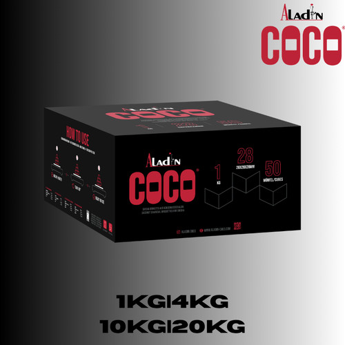Aladin coco shisha kohle - aladin, 28mm