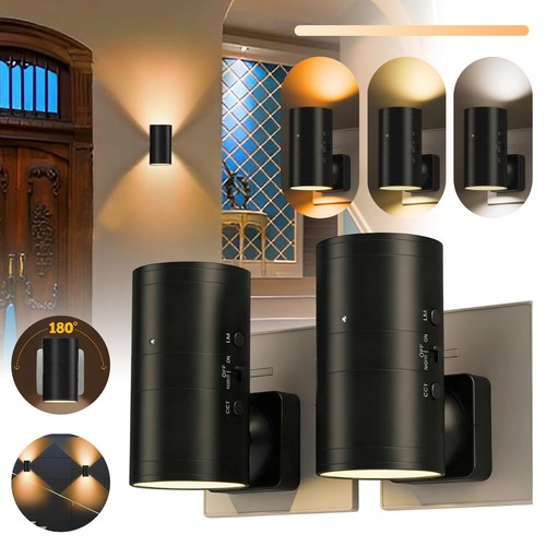 Led steckdosenleuchte - 2x,