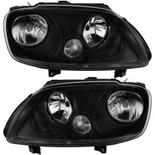 Scheinwerfer Set Satz für VW Caddy III Bj. 04-10  Touran Bj 03-06 schwarz H7+H1