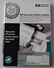 Original HP Adressetiketten 100 x Din A4 weiß selbstklebend  99.1 x 38.1 mm