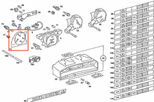 Mercedes Benz W201 190 Tankanzeige Öldruck Temperatur Economy Anzeige 2015424101