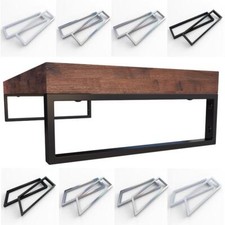 2 x Edelstahl Konsolenträger