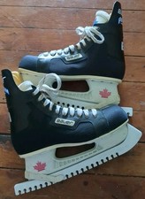 Bauer Pro Team 25 Eishockey Schlittschuhe Größe ? Senior Vintage 