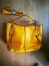 Handtasche Gelb Mittelgroß Umhängetasche 