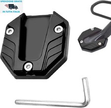 VERLÄNGERUNGSPLATTE SEITENSTÄNDER FÜR MOTORRAD SCOOTER FARBE SCHWARZ