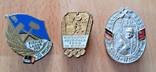 DDR Wismut 3 verschiedene alte Abzeichen