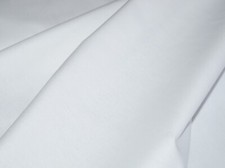 Baumwollstoff Nesselstoff Weiß 25x160cm Meterware