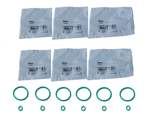 Einspritzdüse dichtung - 6x, cr