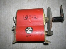 Original 2. WK Wehrmacht Feldtelefon Kurbel Induktor Waffenamt 39 Dachbodenfund