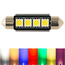 2x 10x LED 43 mm Soffitten Innenraum Beleuchtung weiß blau rot pink 12V PKW Auto