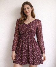 H&M Kleid kurz langarm