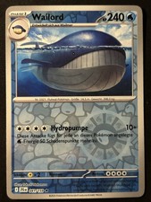 Pokemon Wailord 41/159 Reisegefährten Reverse Holo Rare DE NM-Mint