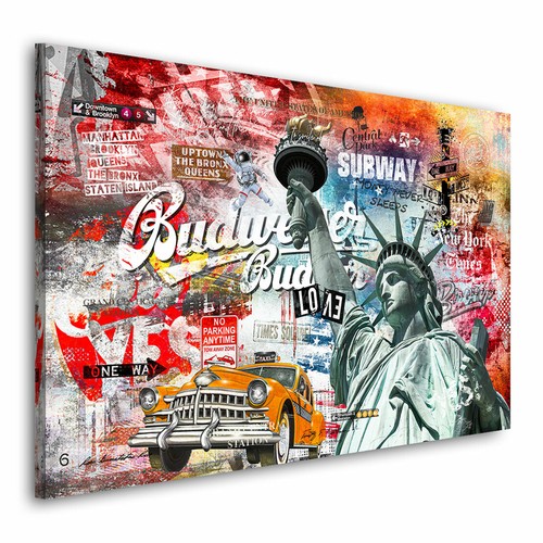 Acrylglas wandbild new york - wandbild,