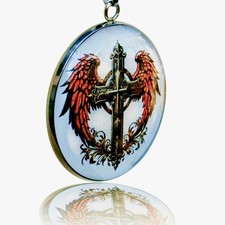 Gotische Kreuz Halskette -