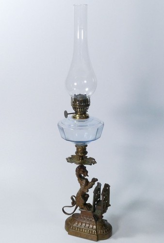 Historische petroleumlampe - historische,