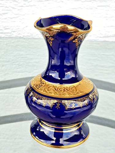 Vintage vase lourdes - lourdes, limoges