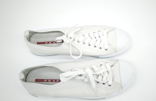 Prada sneaker weiß - sneaker, leder