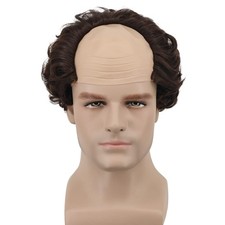 Perücke Männer braun, alt