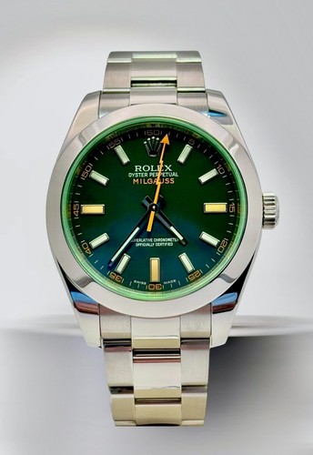 Rolex milgauss grün - rolex,