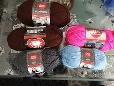 400g red heart acrylgarn - red,