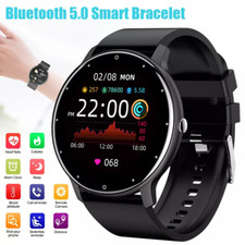 Bluetooth Luxus Smartwatch Herren watch Fitness Herzfrequenz Pulsuhr Blutdruck