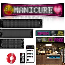 LED Laufschrift Flexible WIFI Werbetafel Panel Werbung Anzeigefeld Bildschirm DE