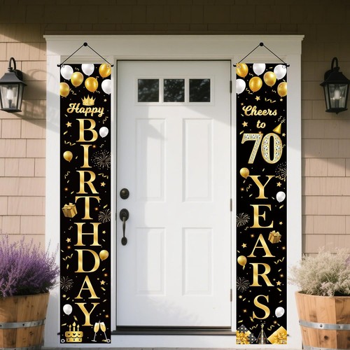 Geburtstag deko banner - 70,
