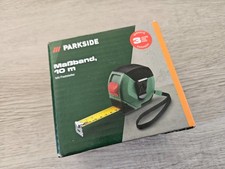 PARKSIDE Maßband 10 m Meter Bandmaß Klasse II 2 mit Feststeller Gürtelclip