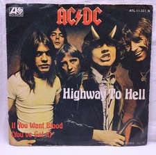 AC/DC - Highway To Hell -  45 RPM Single 7" - Misprint