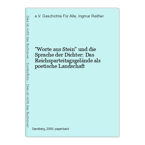 Worte aus stein und die - "worte,