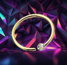 I Ohrring 8 mm I Echt 585